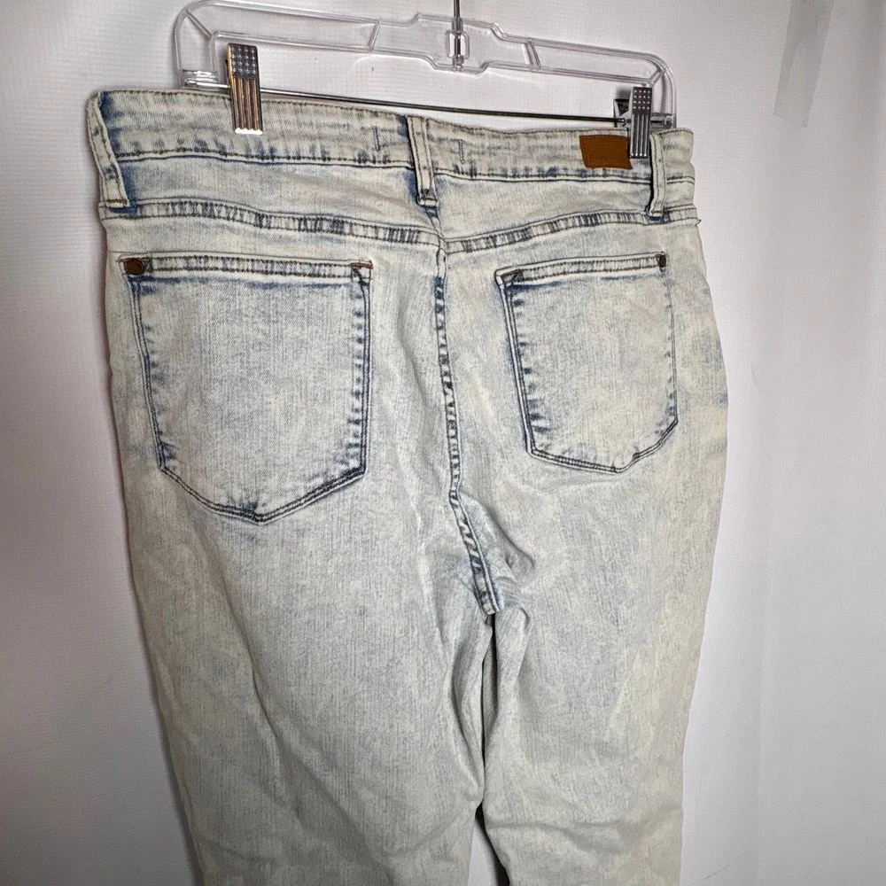 Judy‎ Blue Slim Fit High Rise Acid Wash Jeans Light Blue Size 13/31 JB88241